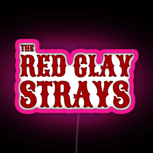 Classic Merch Red Clay Starys Band RGB Neon Sign