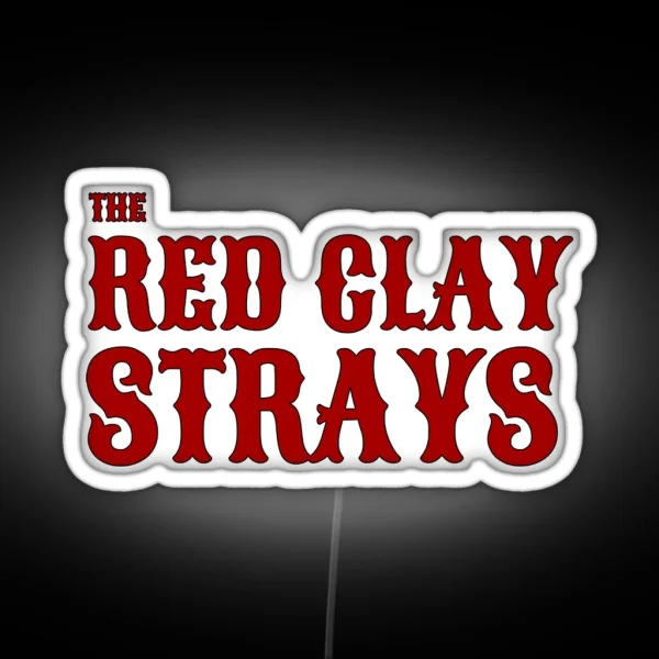 Classic Merch Red Clay Starys Band RGB Neon Sign
