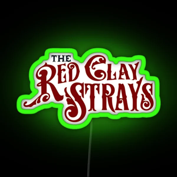 Classic Merch Red Clay Starys Band RGB Neon Sign