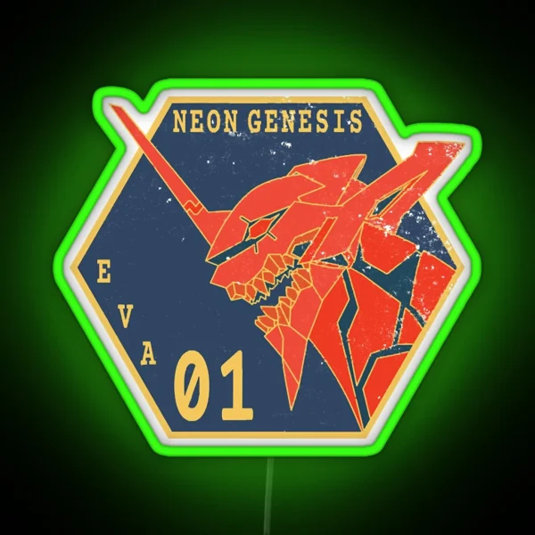 Classic Retro Neon Evangelion RGB Neon Sign