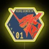 Vibrant Classic Style Neon Sign Featuring Evangelion Inspired RGB Colors