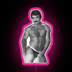 Classic Tom Selleck RGB Neon Sign