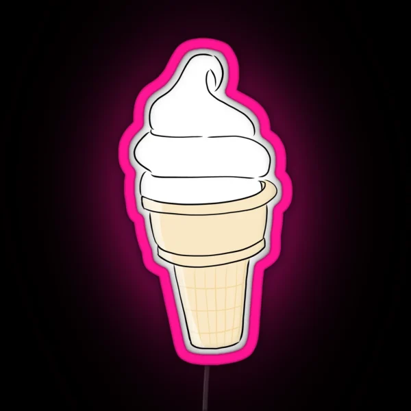 Classic Vanilla RGB Neon Sign