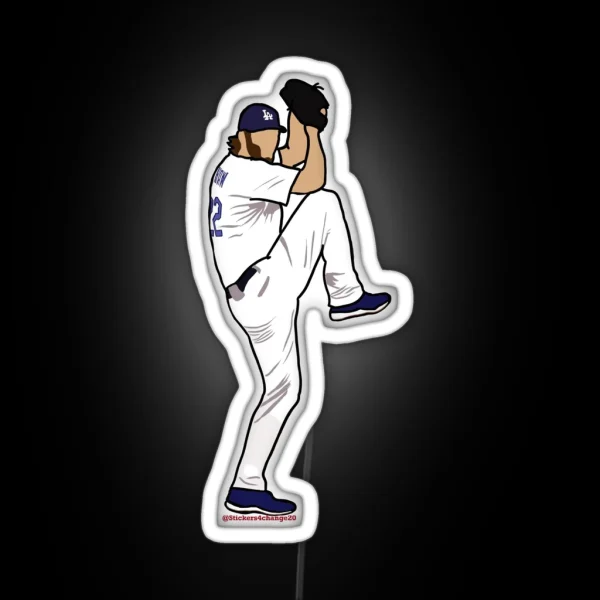 Clayton Kershaw RGB Neon Sign