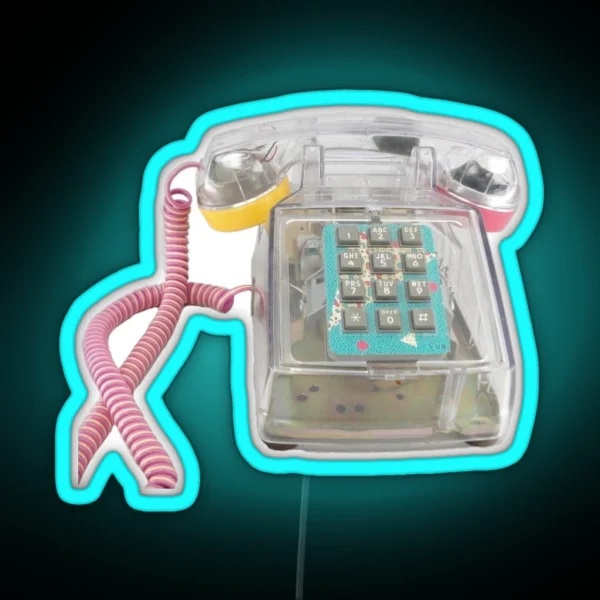 Clear Phone RGB Neon Sign