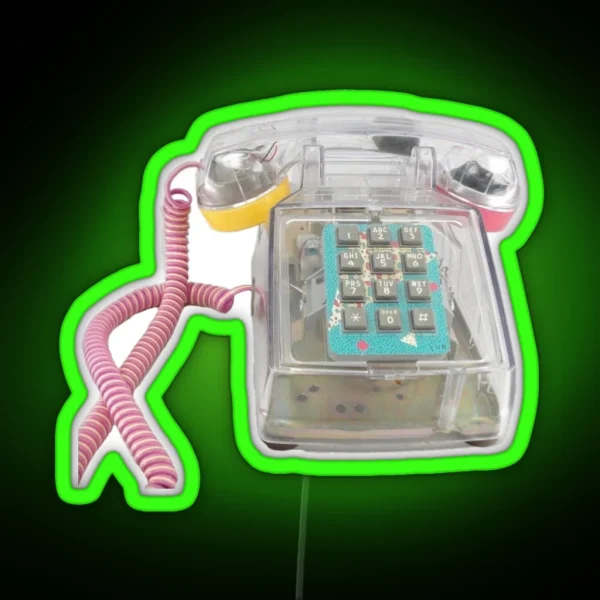 Clear Phone RGB Neon Sign
