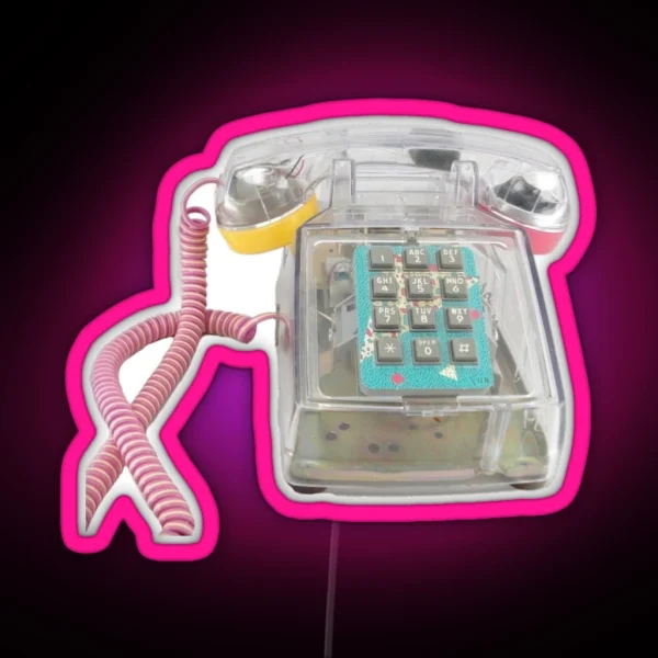 Clear Phone RGB Neon Sign