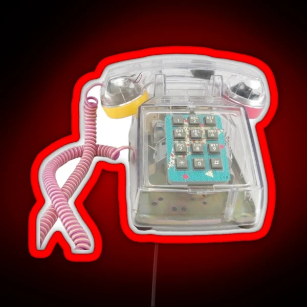 Clear Phone RGB Neon Sign