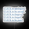 Neon Sign Featuring Inspirational Quote in Vibrant RGB Lighting