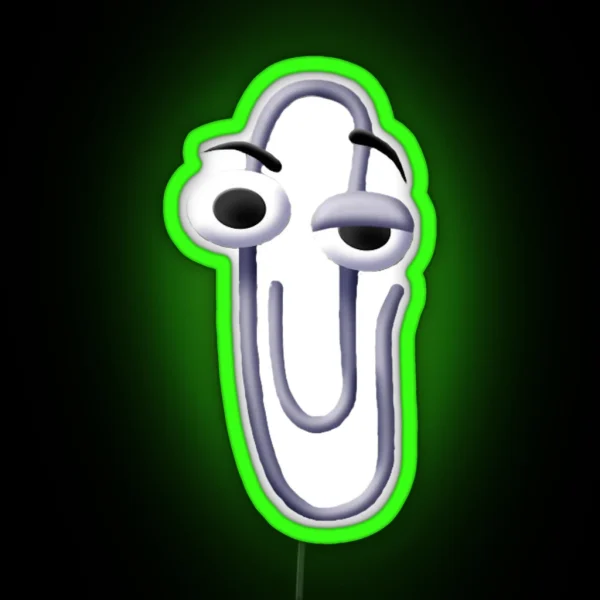 Clippy RGB Neon Sign