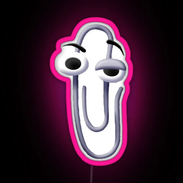 Clippy RGB Neon Sign