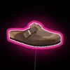 Vibrant Neon Clog Sign with Programmable RGB Color Changing Lights