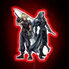 Cloud's Adventurous Spirit Ignites in This Sephiroth Inspired Neon Sign