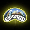 RGB LED Neon Sign with Cloud Gate Inspired Colorful Design