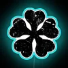 Add a touch of whimsy with this Clover LED glow.