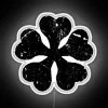 Neon Clover Decorative Sign with RGB Color Changing Effect Included