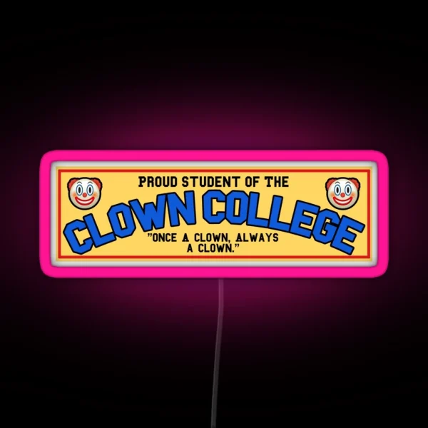 Clown College RGB Neon Sign