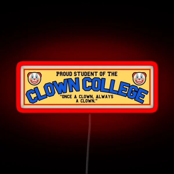 Clown College RGB Neon Sign