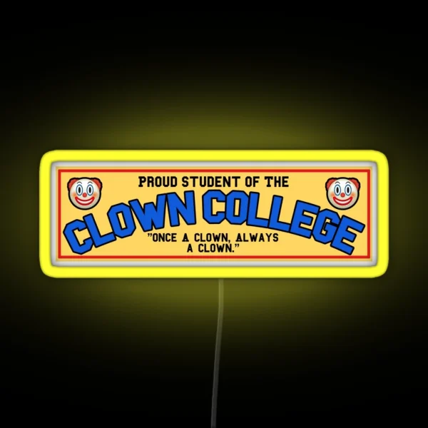 Clown College RGB Neon Sign