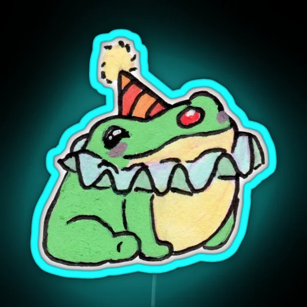 Clown Frog RGB Neon Sign