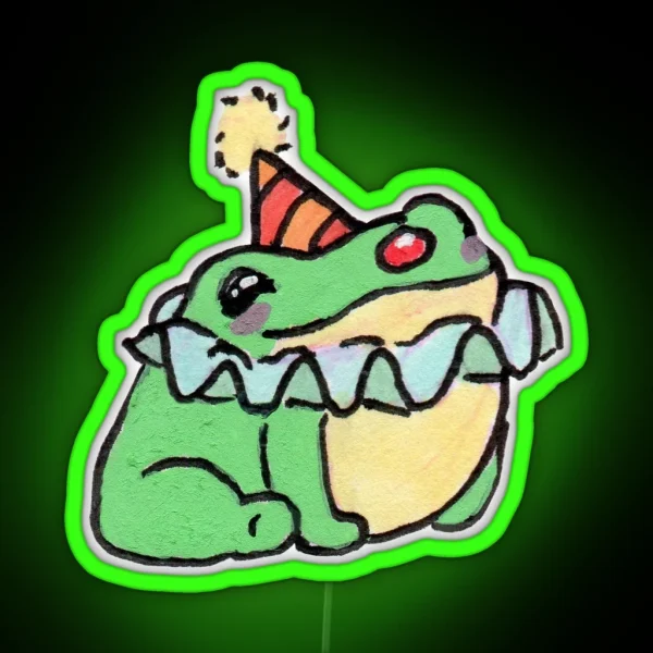 Clown Frog RGB Neon Sign
