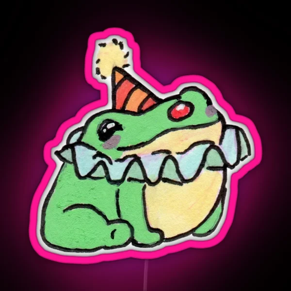 Clown Frog RGB Neon Sign