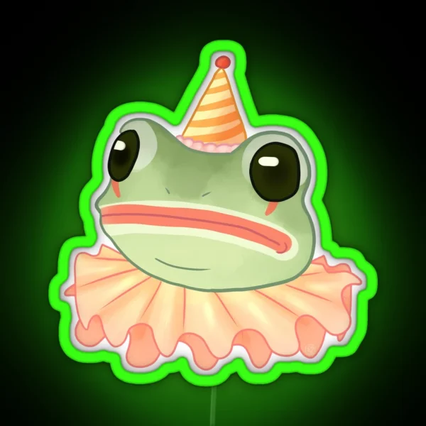 Clown Frog RGB Neon Sign