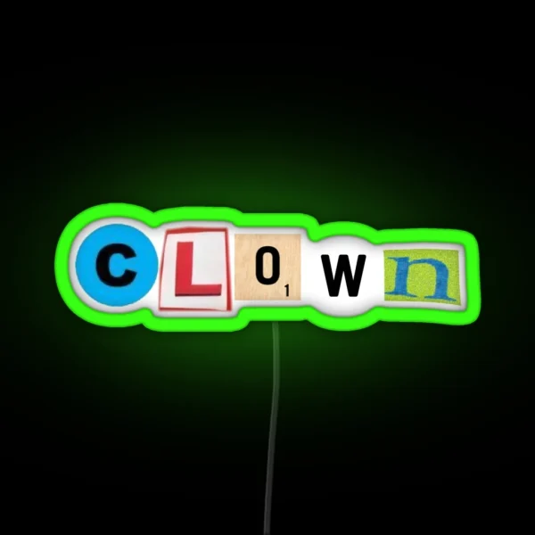 Clown RGB Neon Sign