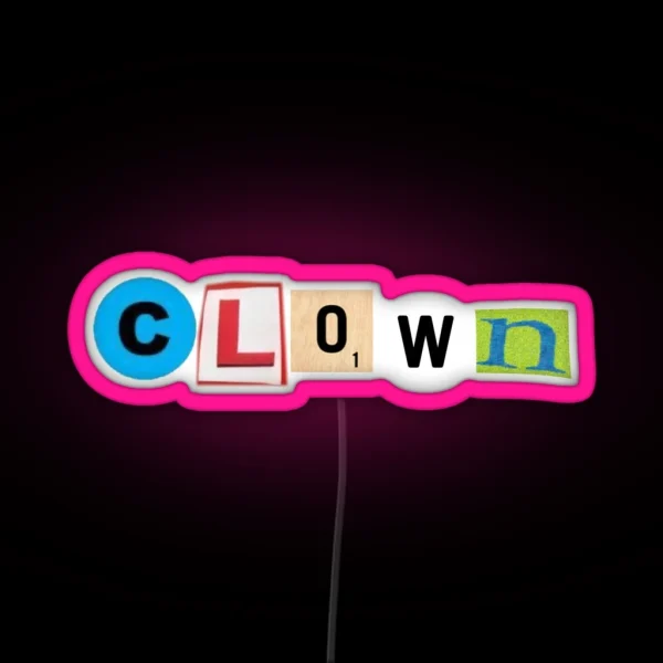 Clown RGB Neon Sign