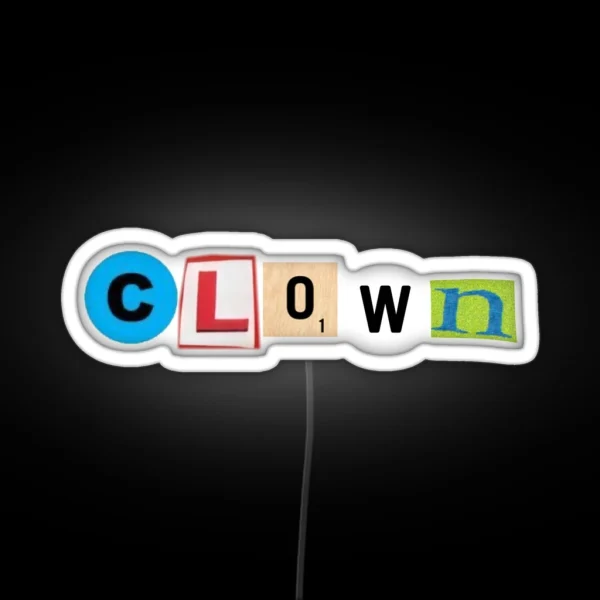 Clown RGB Neon Sign