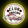 Vintage Car Collector's Club Neon Sign with RGB Color Lighting