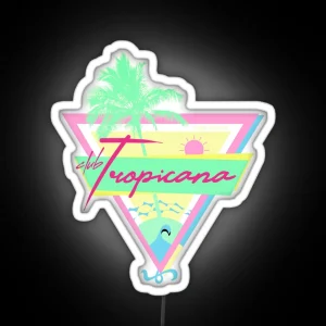 Club Tropicana RGB Neon Sign