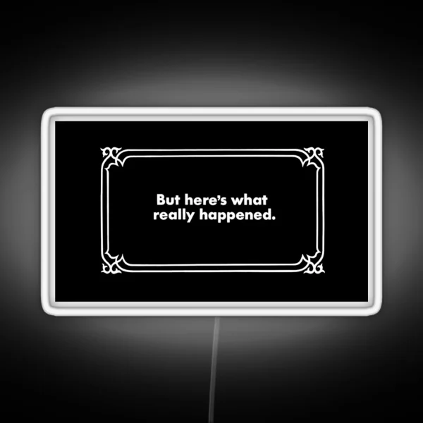 Clue Alternate Ending No 4 RGB Neon Sign