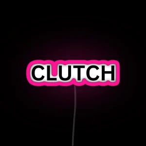 CLUTCH Black Lettering RGB Neon Sign