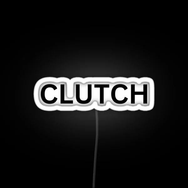 CLUTCH Black Lettering RGB Neon Sign