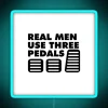 Add a pop of humor with this pedal to metal.