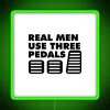 Neon Clutch Pedal Meme Sign in Vibrant RGB LED Lighting