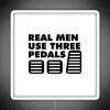 Vintage style clutch pedal neon sign for car enthusiasts interior