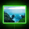 Coastal Vibes Long Exposure Neon Sign for Modern Coastal Living Spaces