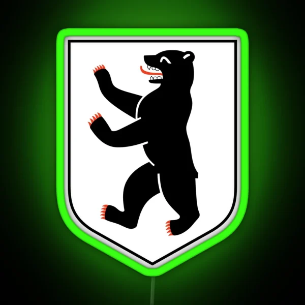 Coat Of Arms Of Berlin RGB Neon Sign