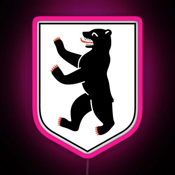 Coat Of Arms Of Berlin RGB Neon Sign