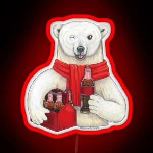 Coca Cola Polar Bear RGB Neon Sign