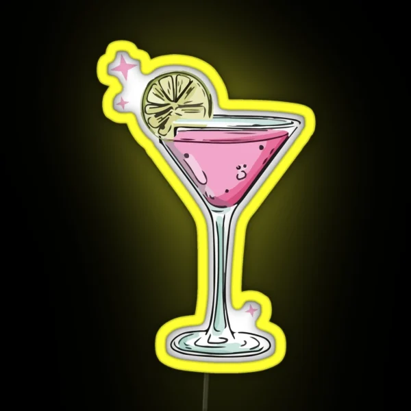Cocktail RGB Neon Sign