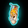 Vibrant bar decor, customizable cocktail neon sign with RGB lighting