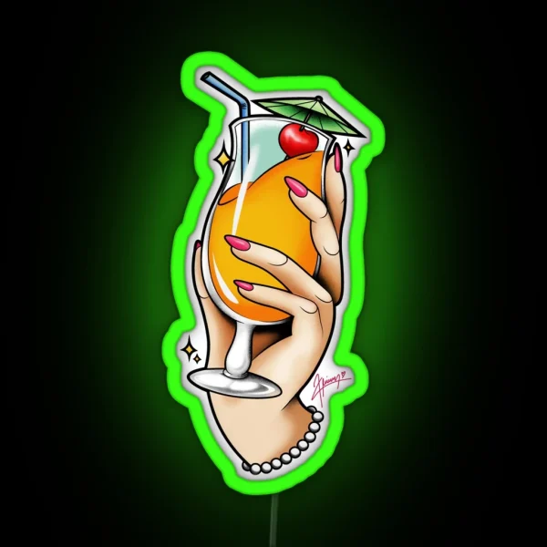 Cocktail RGB Neon Sign