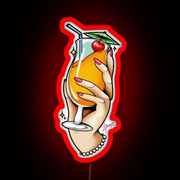 Cocktail RGB Neon Sign