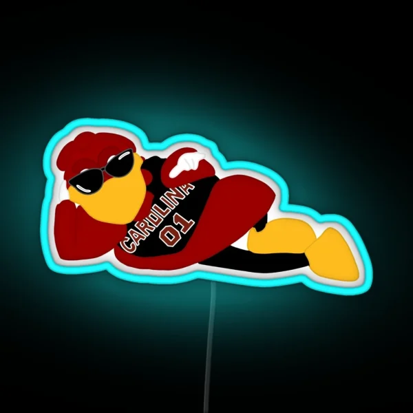Cocky With Sunglasses RGB Neon Sign