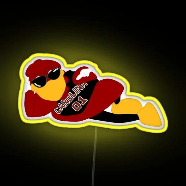 Cocky With Sunglasses RGB Neon Sign