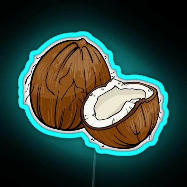 Coconut Girl Aesthetic Led RGB Neon Sign