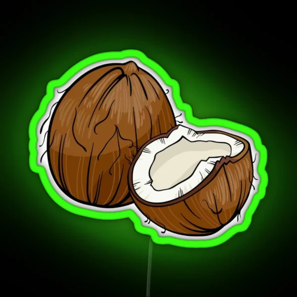 Coconut Girl Aesthetic Led RGB Neon Sign